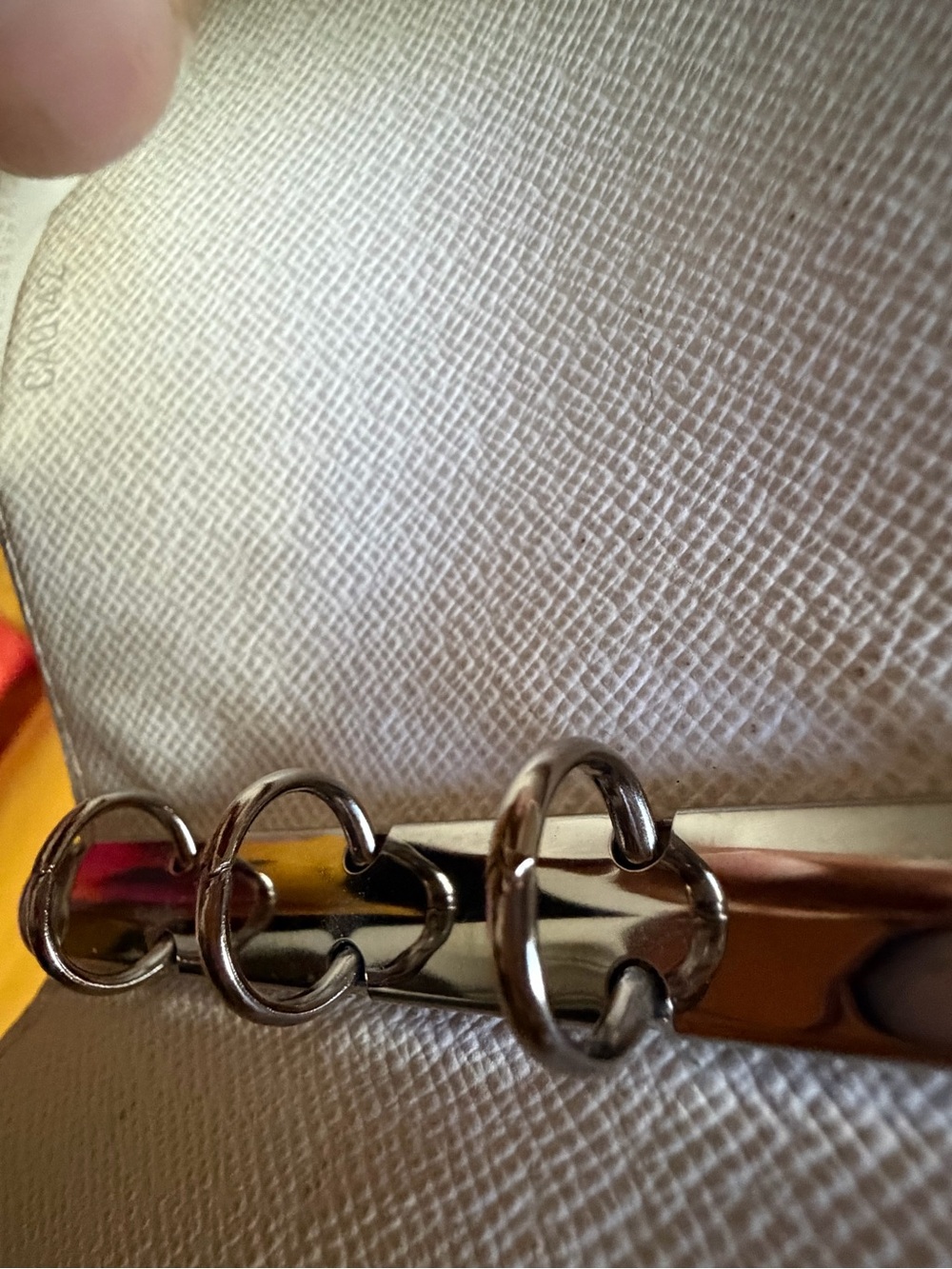 Louis Vuitton Cream Epi Leather Key & Card Holder - Picture 8 of 9